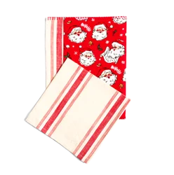 Ho Ho Ho Striped Christmas Napkin