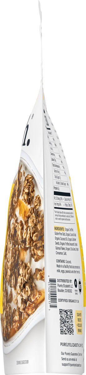 slide 7 of 9, Purely Elizabeth Organic Recipe No. 01 Original Ancient Grain Granola - 12 oz, 12 oz