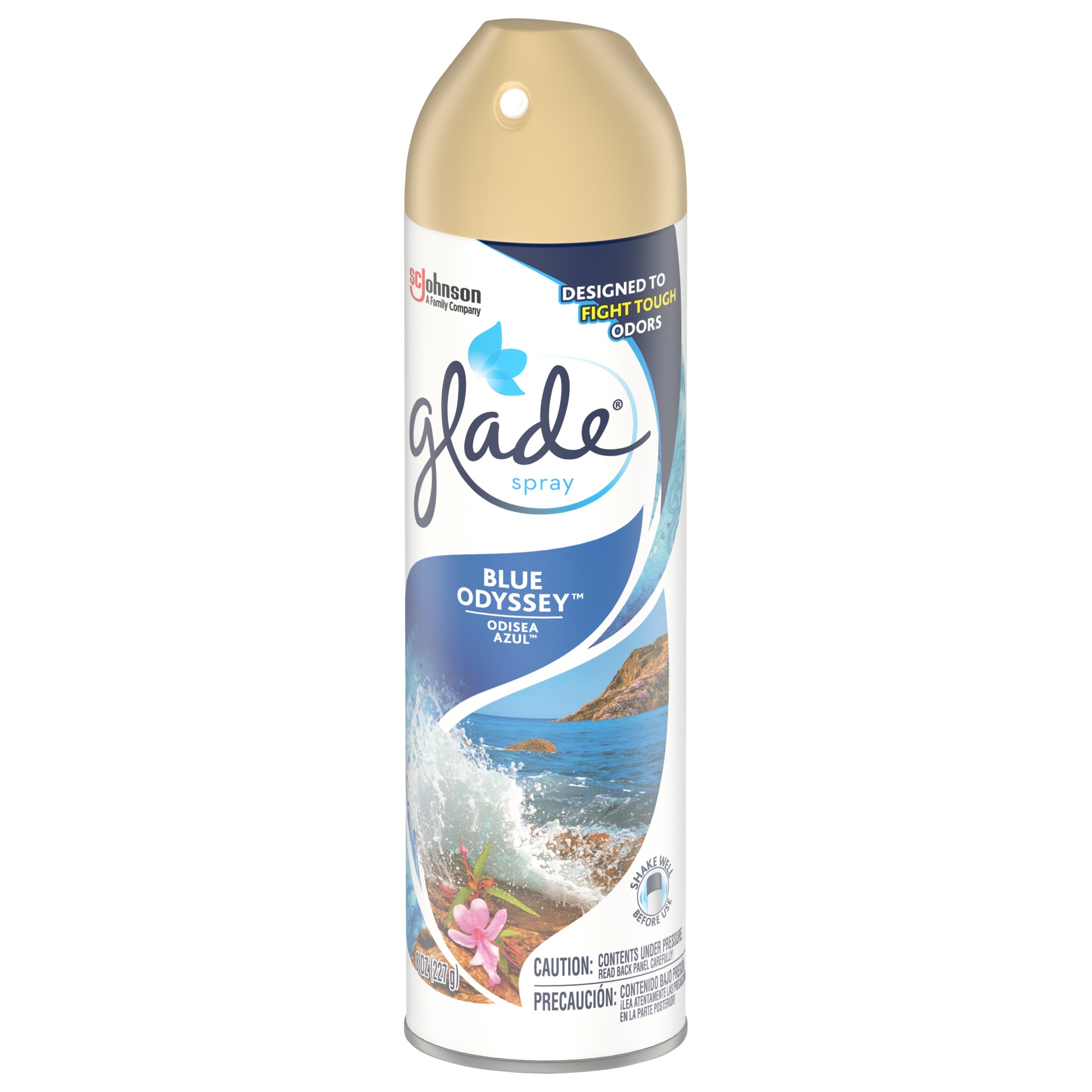 slide 5 of 6, Glade Blue Odyssey Aerosol Spray, 8 oz