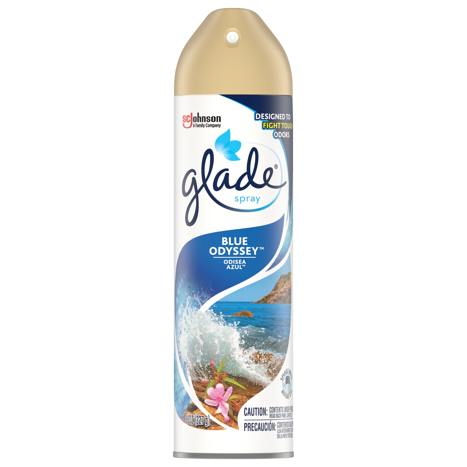 slide 1 of 6, Glade Blue Odyssey Aerosol Spray, 8 oz