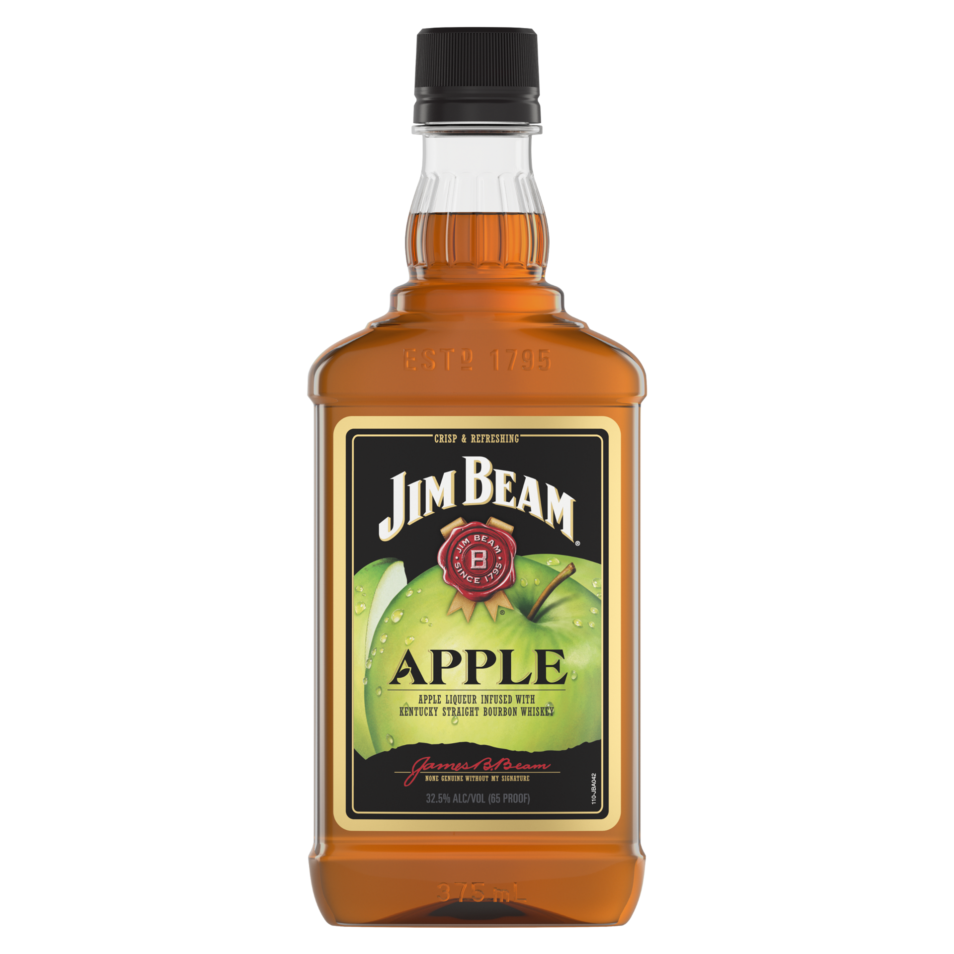 slide 2 of 2, Jim Beam Apple Liqueur with Kentucky Straight Bourbon Whiskey 375 ml, 375 ml