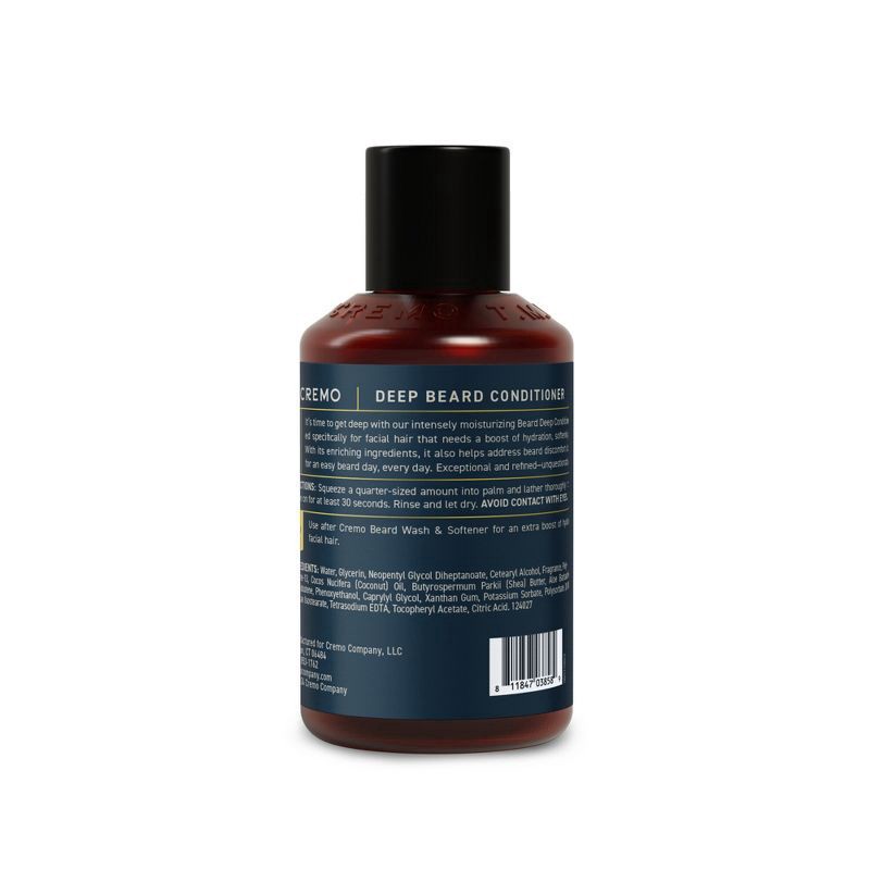 slide 4 of 7, Cremo Deep Palo Santo Beard Conditioner 6 fl oz, 6 fl oz