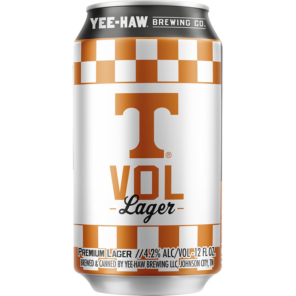 slide 1 of 1, Yee Haw T Vol Lager Beer 6 - 12 fl oz Cans, 6 ct