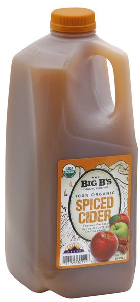 slide 1 of 1, Big B's Org Spiced Apple Cider, 16 oz