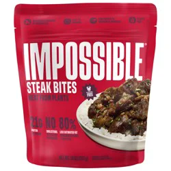 ImpossibleTM Steak Bites Meat From Plants, Frozen, Fully Cooked, 10 oz