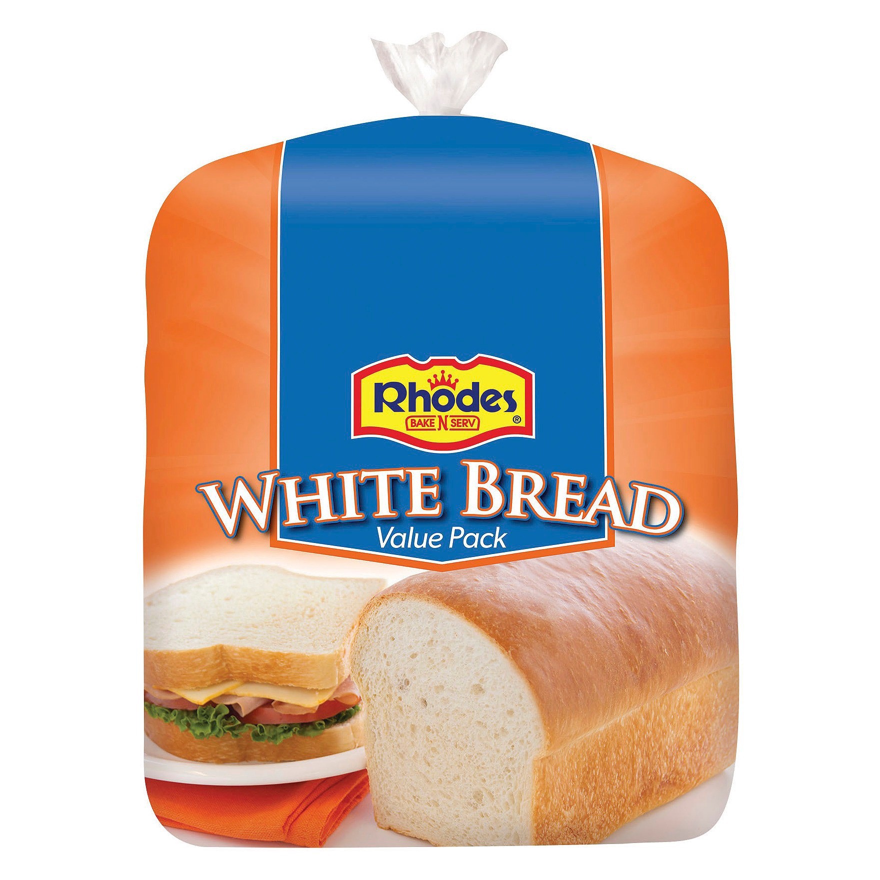 slide 1 of 4, Rhodes White Frozen Bread Dough, 5 ct