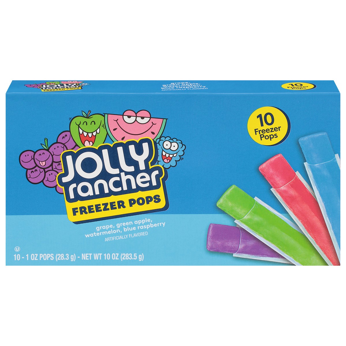 slide 1 of 9, Jolly Rancher Freezer Pops 10 Ea, 10 ct