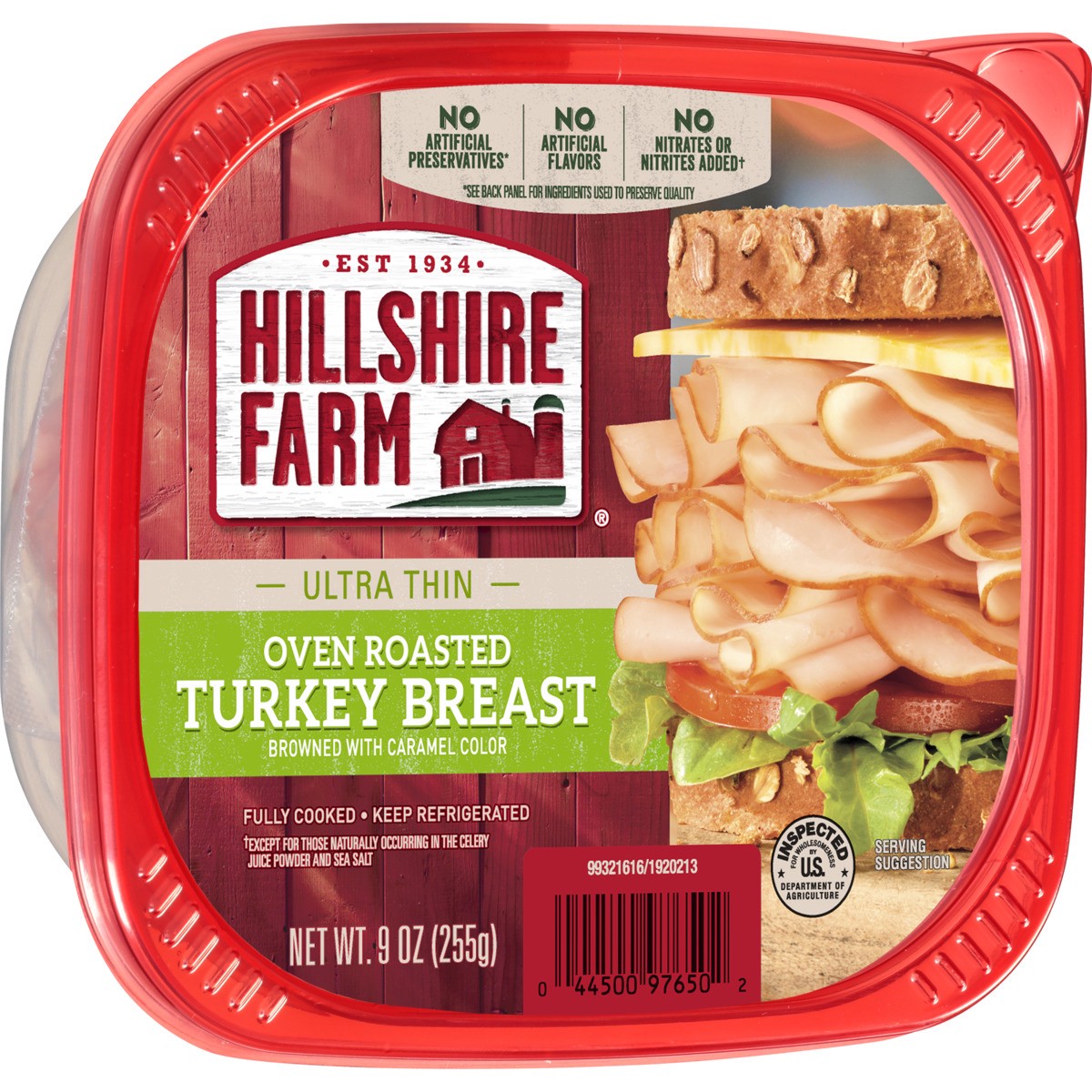 slide 8 of 9, Hillshire Farm Ultra Thin Sliced Oven Roasted Turkey Breast Sandwich Meat, 9 oz, 9 oz