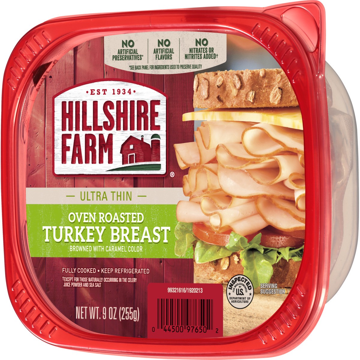 slide 3 of 9, Hillshire Farm Ultra Thin Sliced Oven Roasted Turkey Breast Sandwich Meat, 9 oz, 9 oz