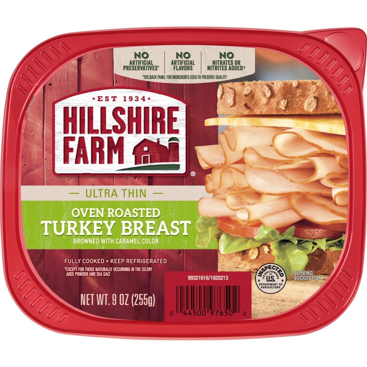 slide 2 of 9, Hillshire Farm Ultra Thin Sliced Oven Roasted Turkey Breast Sandwich Meat, 9 oz, 9 oz