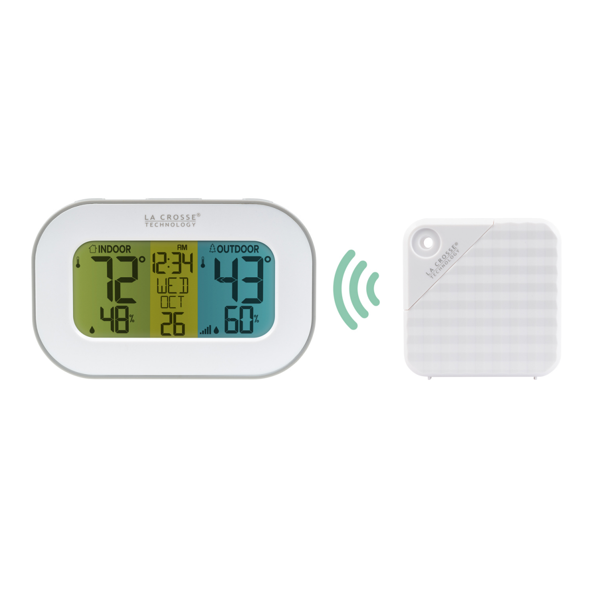 slide 2 of 21, Wireless Temperature Station with Tri-Color LCD, 1 ct