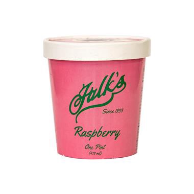 slide 1 of 1, Falk's Raspberry Ice Cream, 1 pint