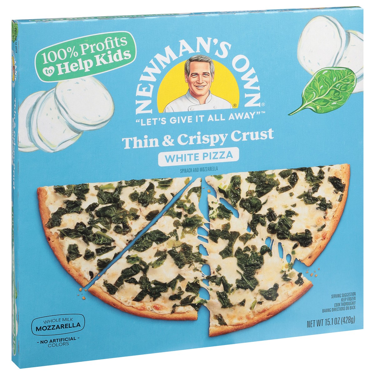 slide 2 of 9, Newman's Own Thin & Crispy Crust Pizza 15.1 oz, 15.1 oz