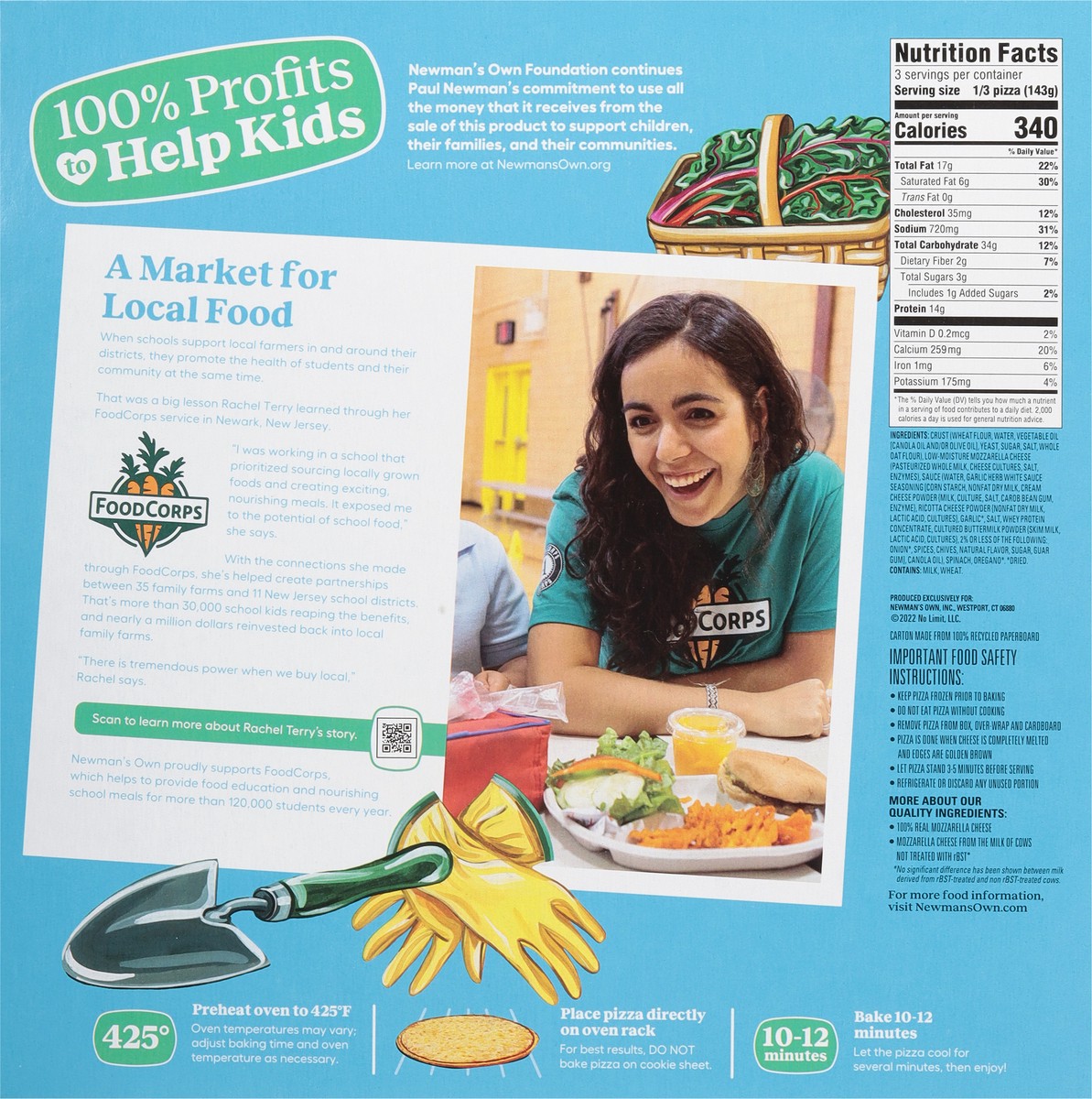 slide 5 of 9, Newman's Own Thin & Crispy Crust Pizza 15.1 oz, 15.1 oz