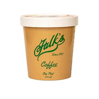 slide 1 of 1, Falk's Coffee Ice Cream, 1 pint