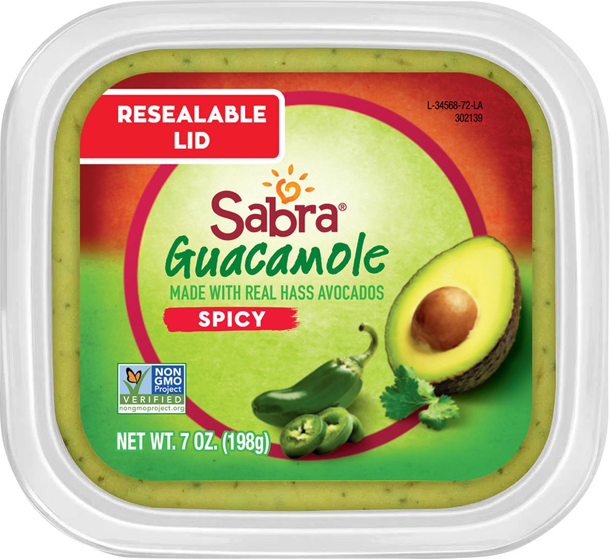 slide 6 of 7, Sabra Spicy Guacamole 7 oz, 7 oz