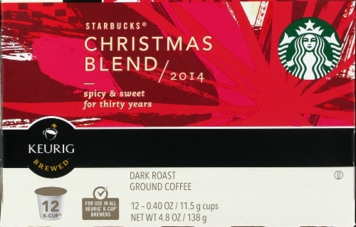 slide 1 of 1, Starbucks Christmas Blend Coffee Pods - 12 ct, 12 ct