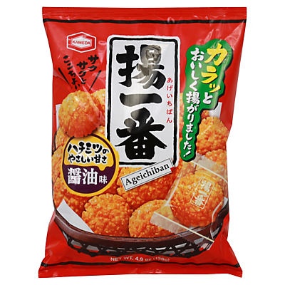 slide 1 of 1, Kameda Ageichiban Rice Crackers, 4.9 oz