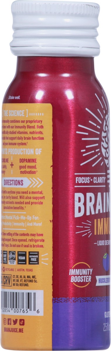 slide 5 of 10, BrainJuice Huckleberry Hibiscuss Immunity 1 2.5 fl oz, 2.50 fl oz
