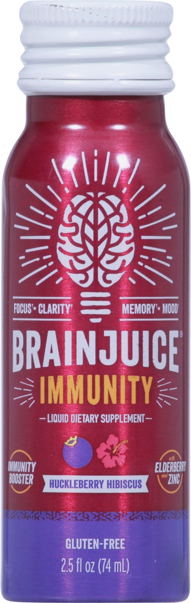 slide 10 of 10, BrainJuice Huckleberry Hibiscuss Immunity 1 2.5 fl oz, 2.50 fl oz