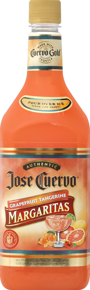 slide 2 of 2, Jose Cuervo Authentic Grapefruit Tangerine Margarita, 1.75 liter