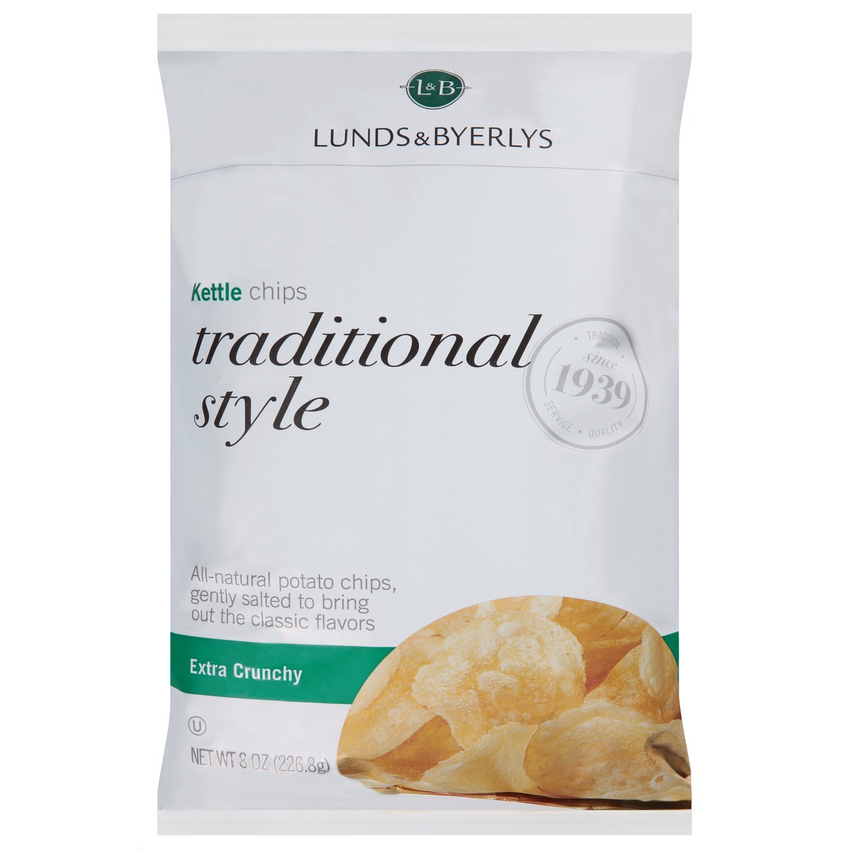 slide 1 of 13, Lunds & Byerlys Extra Crunchy Traditional Style Kettle Chips 8 oz, 8 oz