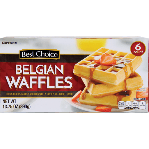 slide 1 of 1, Best Choice Belgian Waffles, 13.75 oz