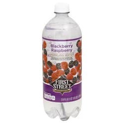 First Street Blackberry Raspberry Sparkling Water - 1 liter