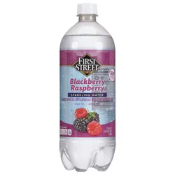 First Street Blackberry Raspberry Sparkling Water - 1 liter
