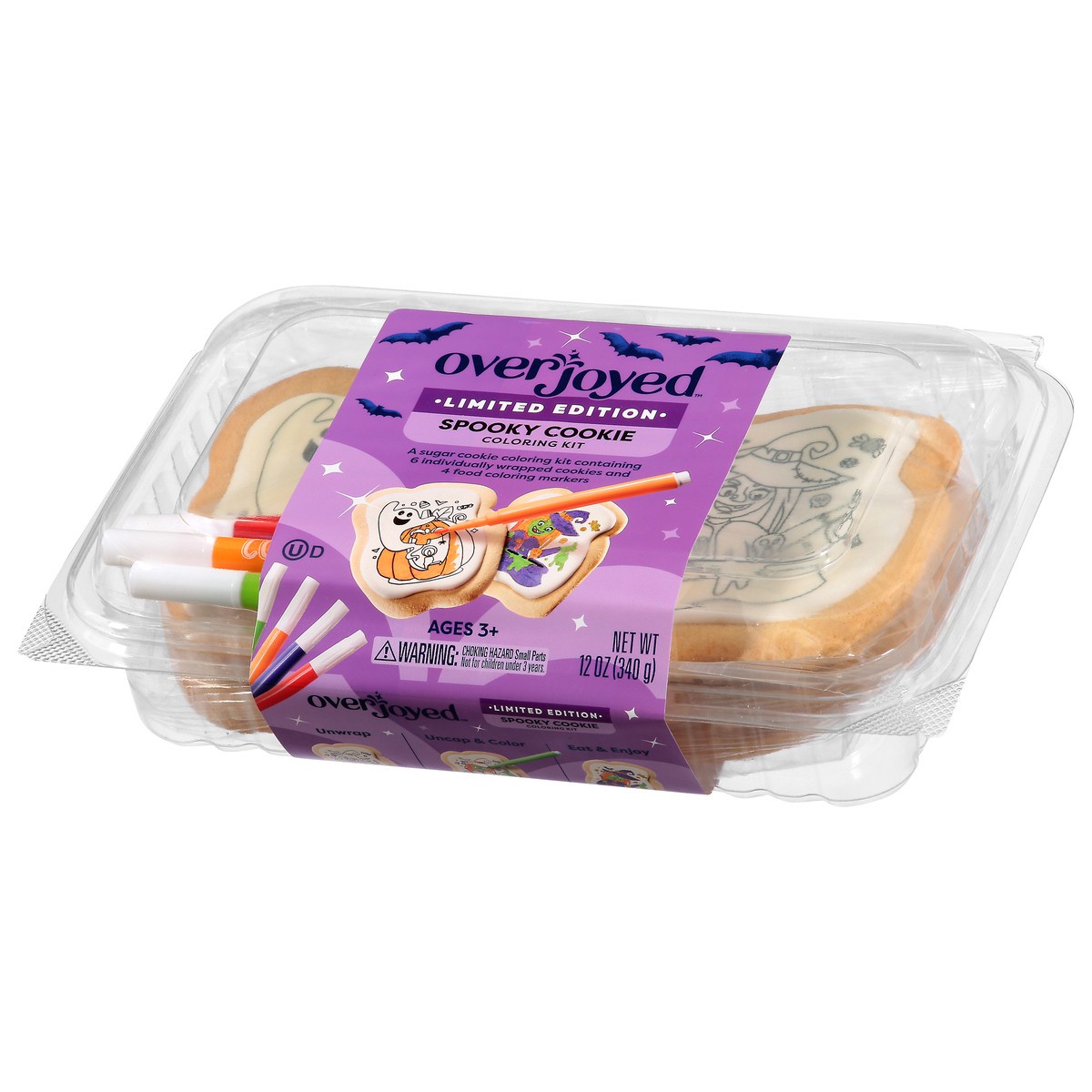 slide 4 of 4, Overjoyed Spooky Cookie Coloring Kit - 12 Oz, 12 oz