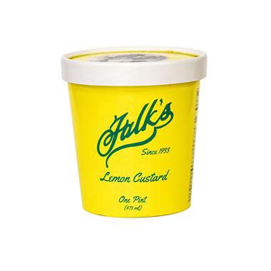 slide 1 of 1, Falk's Lemon Custard Ice Cream, 1 pint