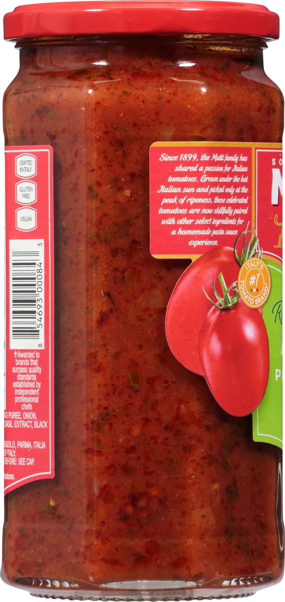 slide 3 of 9, Mutti Tomato Basil Pasta Sauce, 24 oz