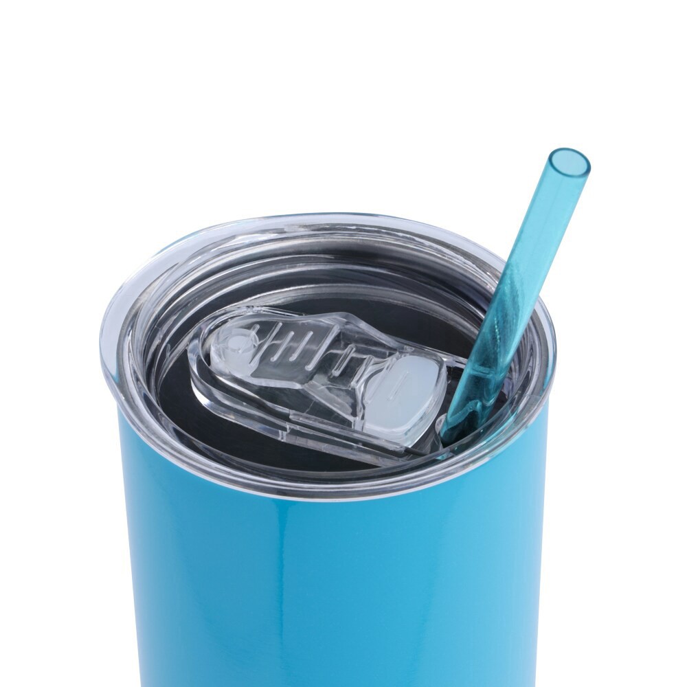 slide 4 of 4, Manna Skinny Tumbler - Peacock Blue, 30 oz