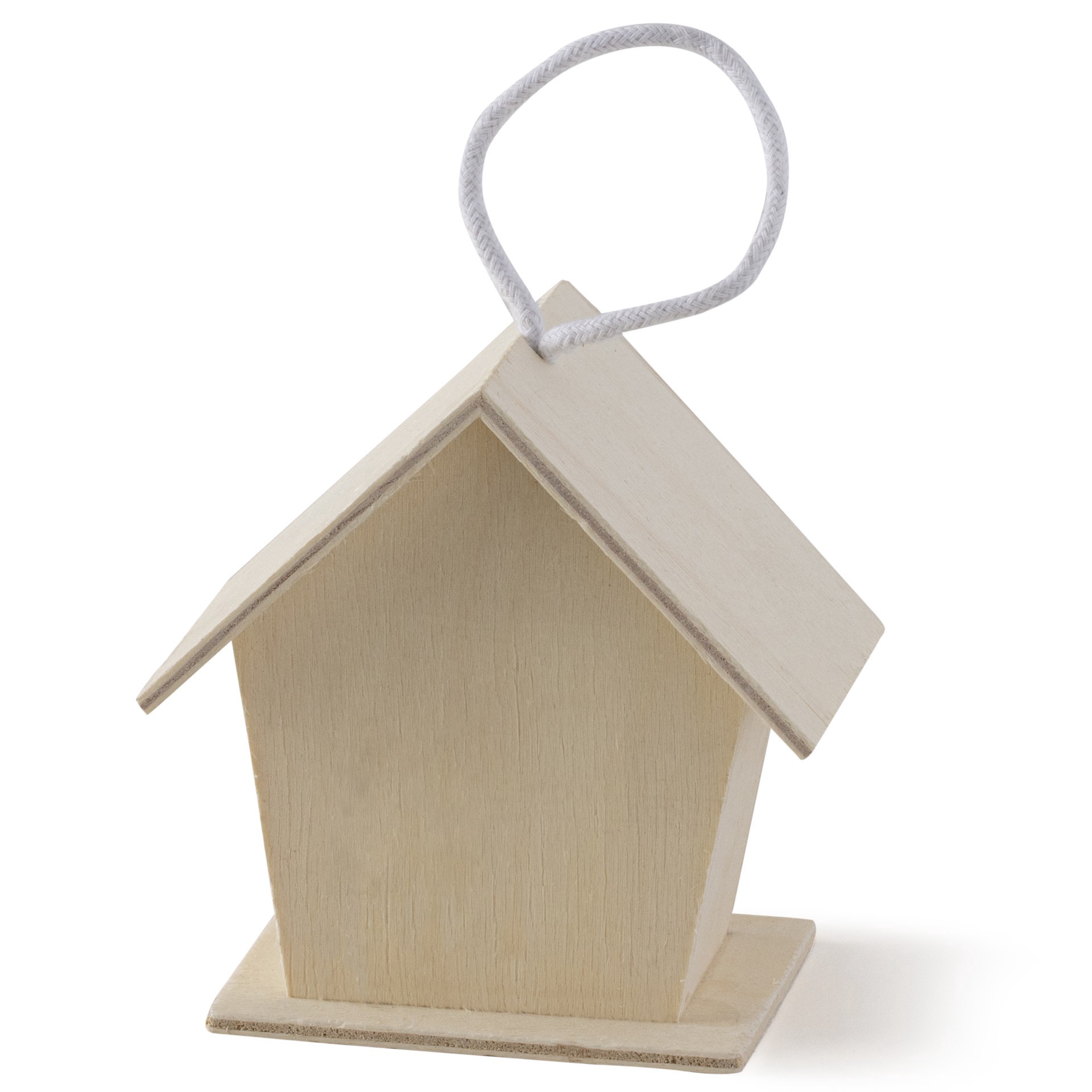 slide 3 of 3, 3.5" Wood Heart Birdhouse By Make Market, 3.6 in x 2.4 in x 3.5 in
