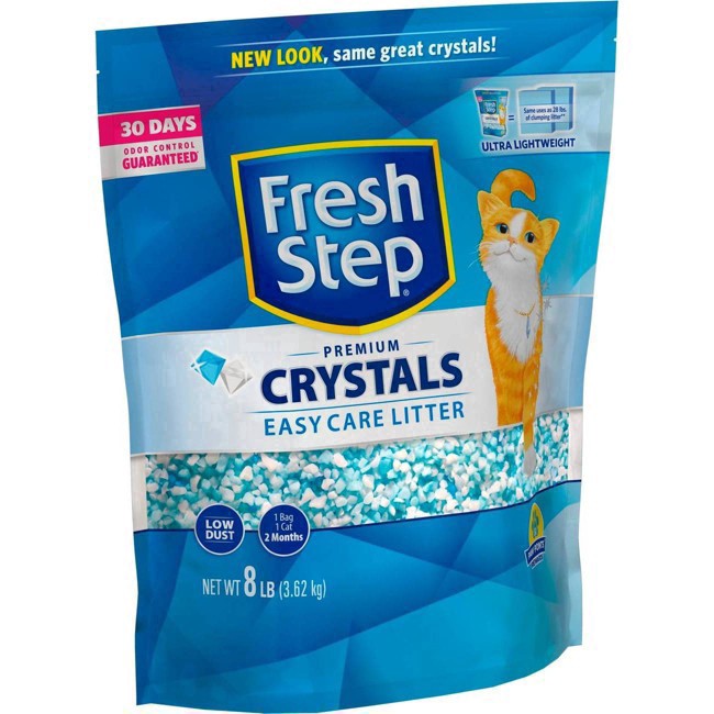 slide 61 of 79, Fresh Step Crystals Premium Scented Cat Litter, 8 lb