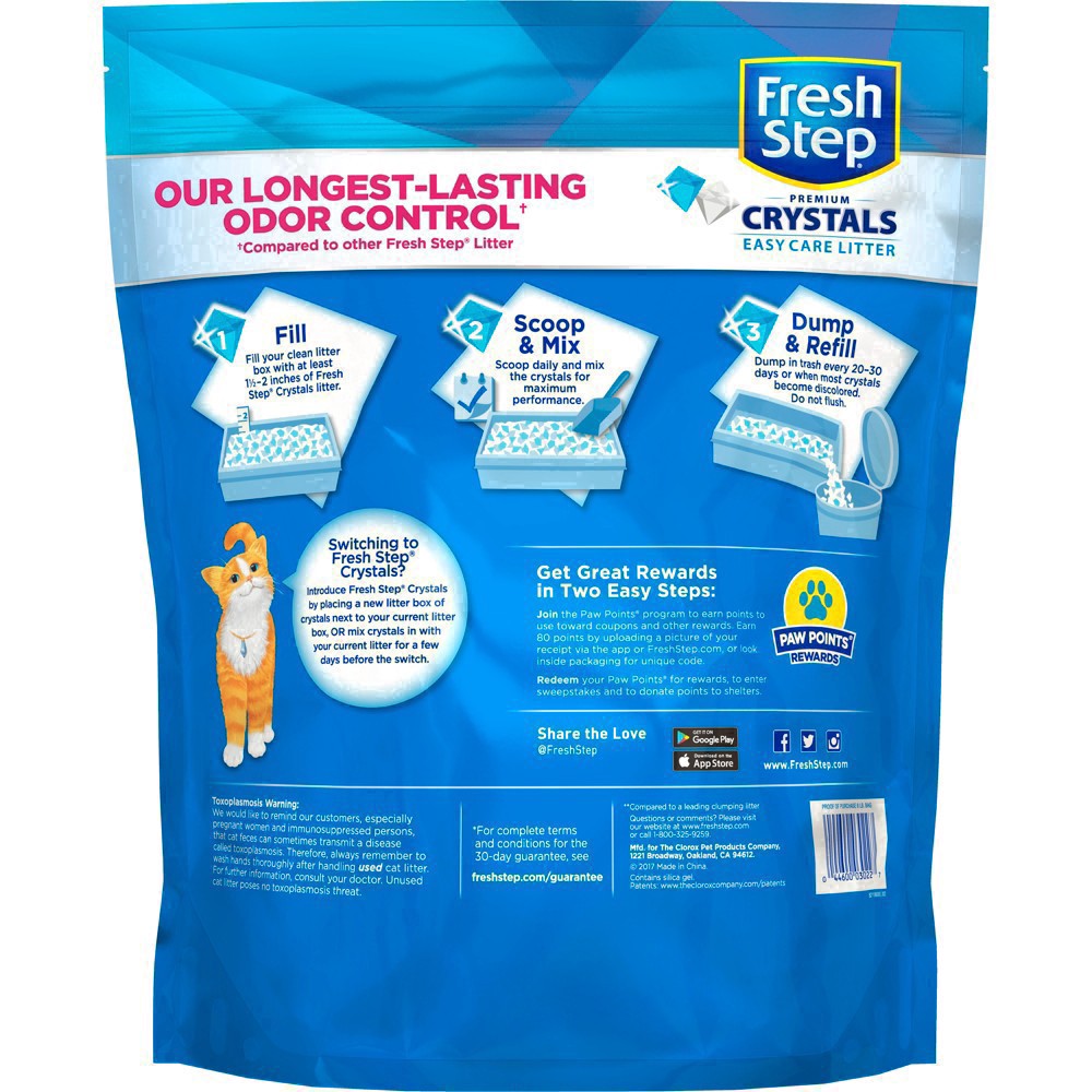 slide 45 of 79, Fresh Step Crystals Premium Scented Cat Litter, 8 lb