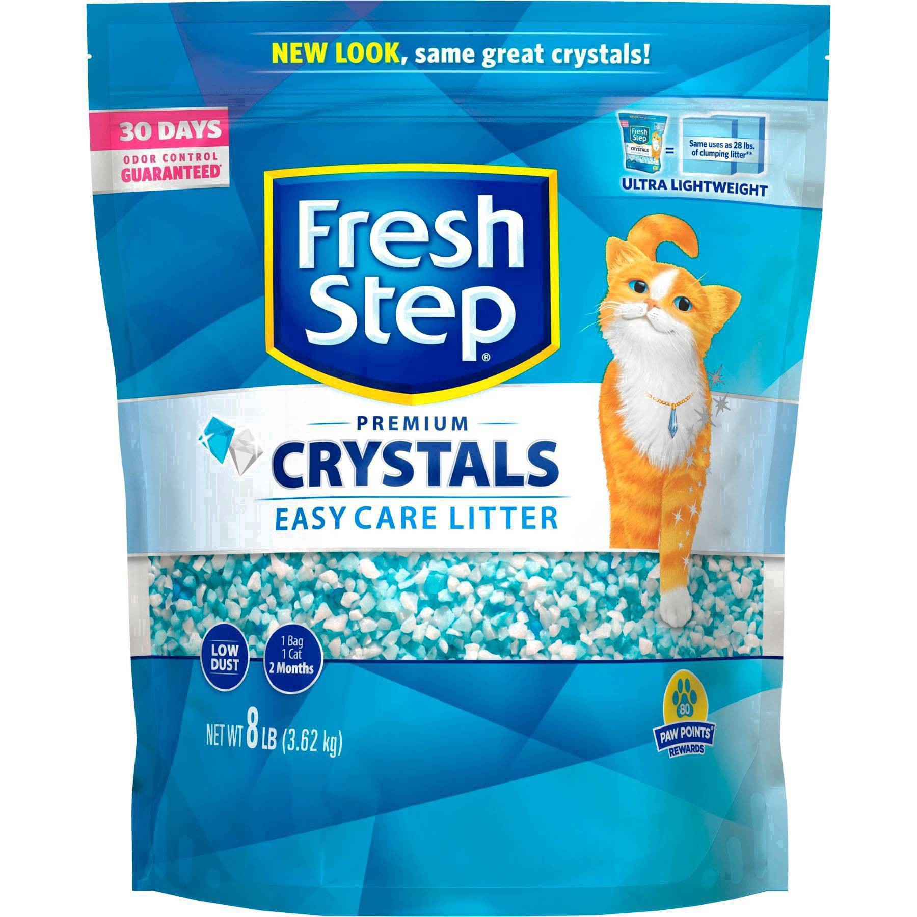 slide 9 of 79, Fresh Step Crystals Premium Scented Cat Litter, 8 lb