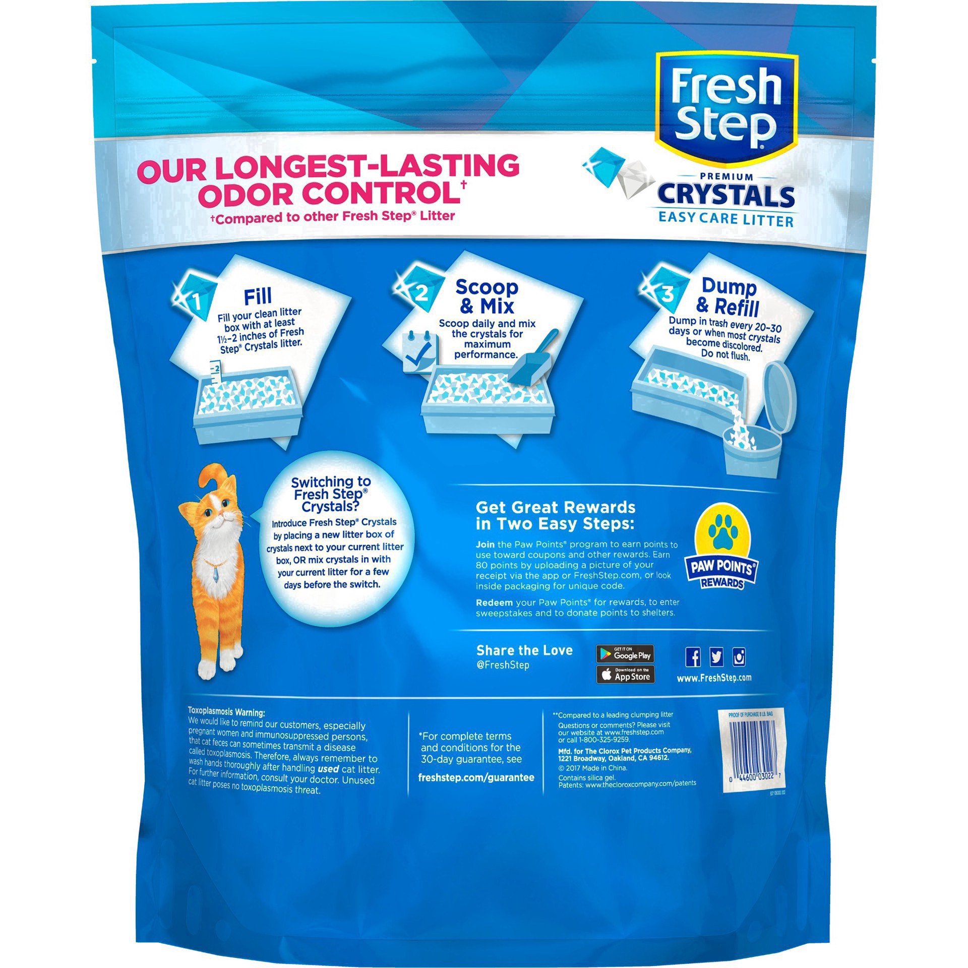 slide 16 of 79, Fresh Step Crystals Premium Scented Cat Litter, 8 lb