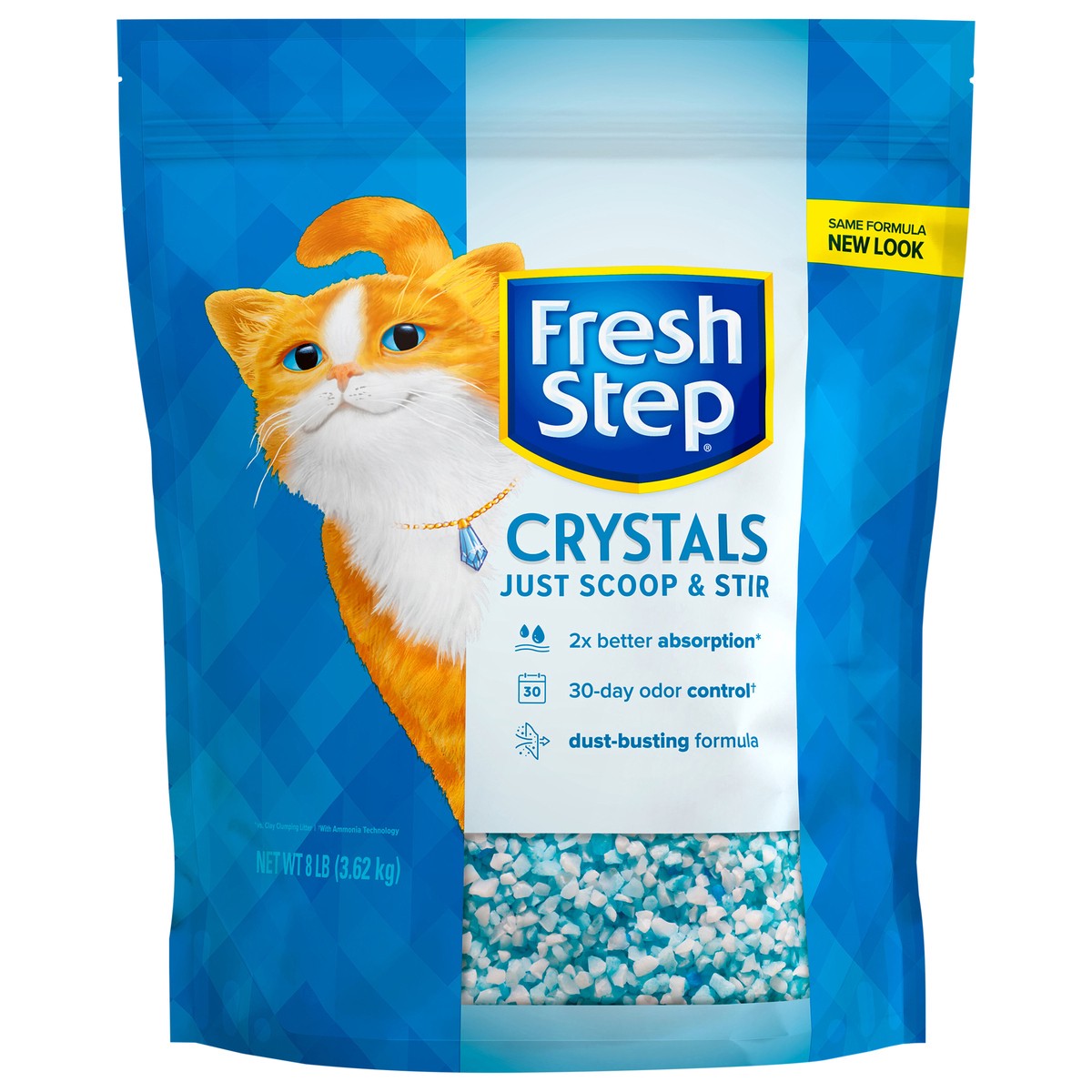 slide 1 of 79, Fresh Step Crystals Premium Scented Cat Litter, 8 lb