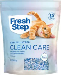 Fresh Step Crystal Litter Clean Care with Febreze Freshness, 8 lb