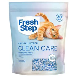 Fresh Step Crystal Litter Clean Care with Febreze Freshness, 8 lb