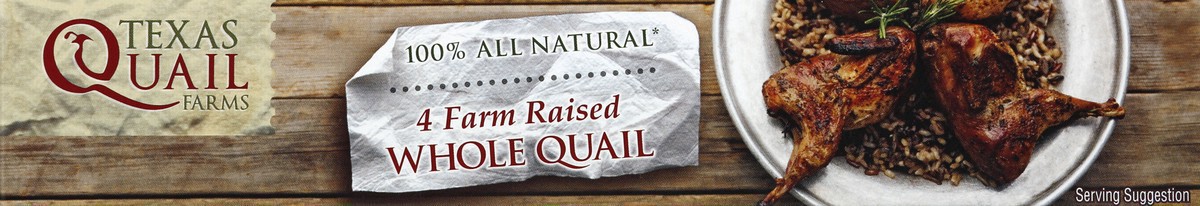 slide 4 of 4, Texas Quail Farms Quail 20 oz, 20 oz