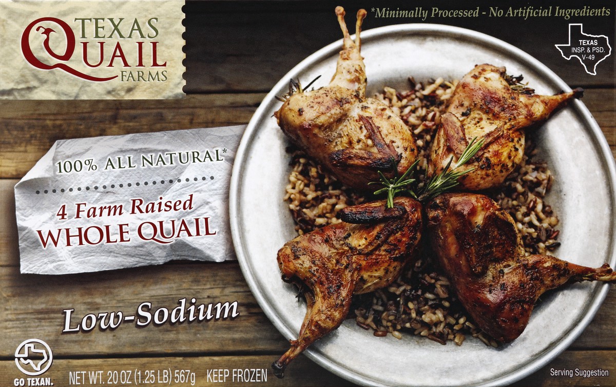 slide 2 of 4, Texas Quail Farms Quail 20 oz, 20 oz