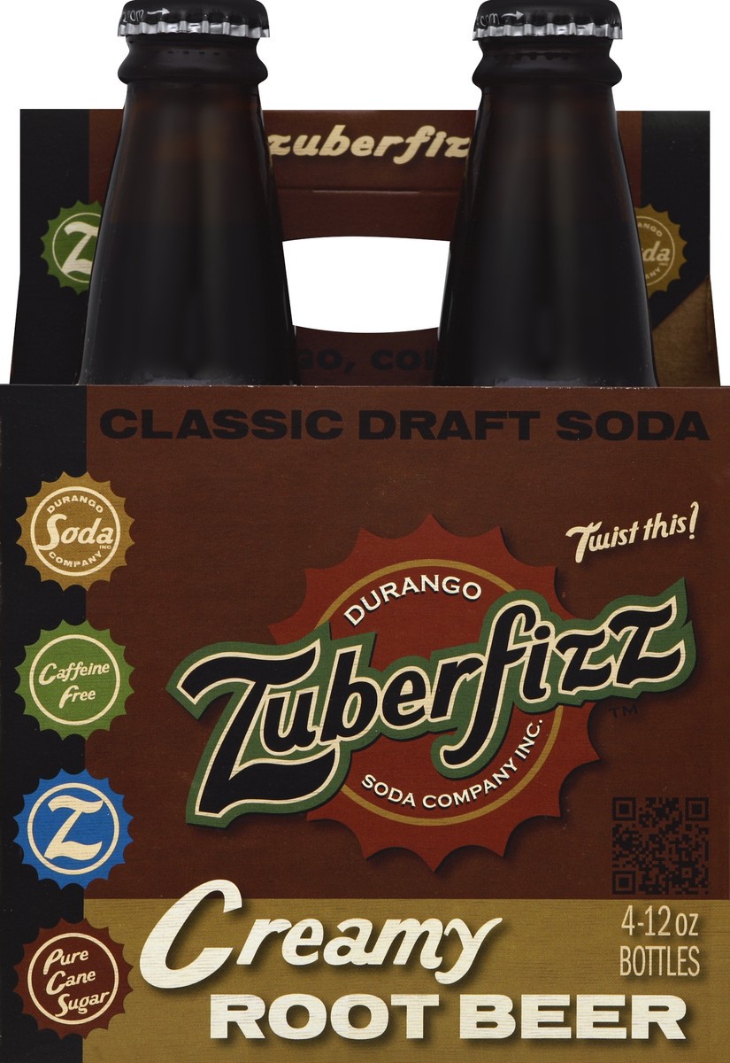 slide 4 of 4, Zuberfizz Root Beer, 48 oz