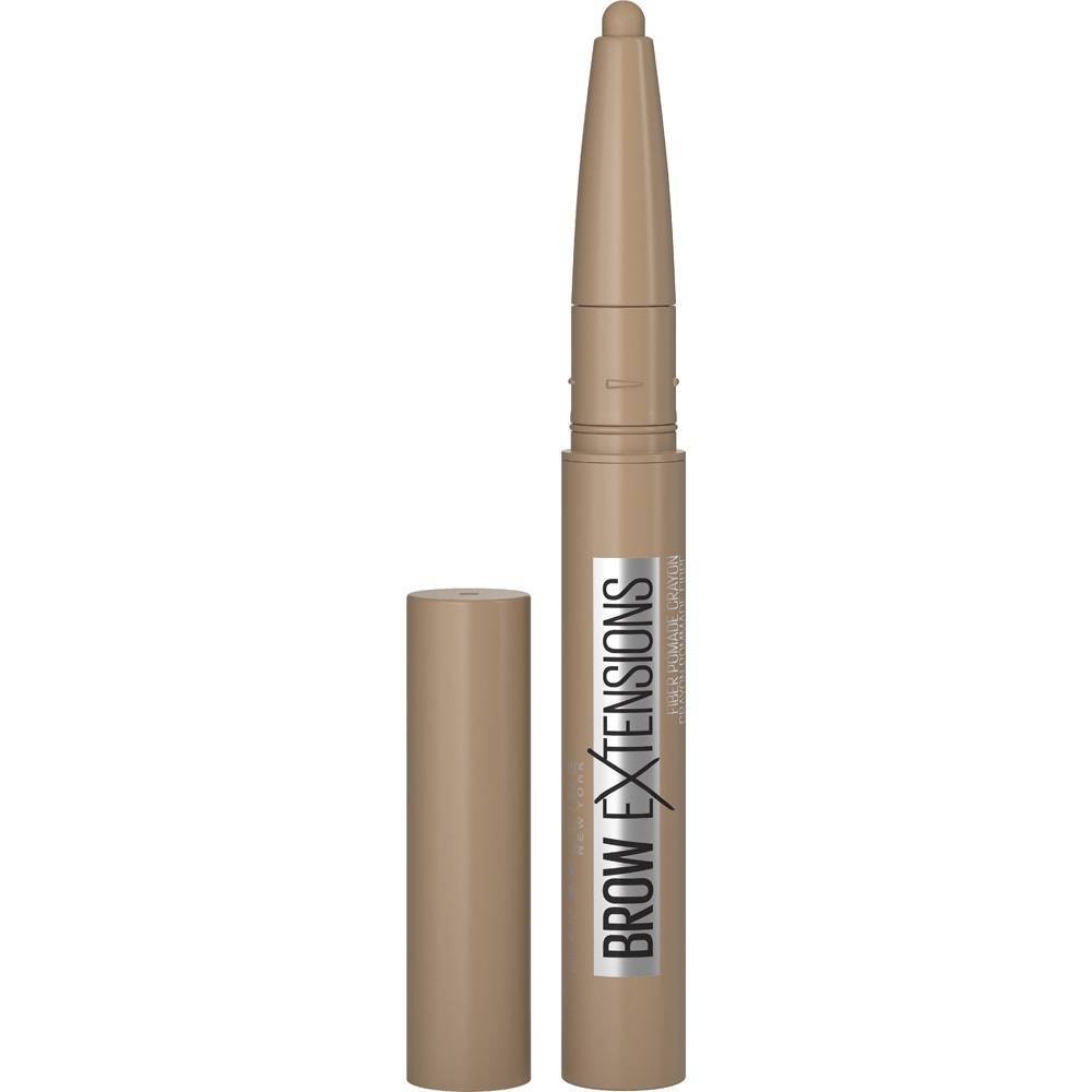 slide 1 of 1, Maybelline Brow Extensions Fiber Pomade Crayon Eyebrow Makeup - Light Blonde - 0.014oz, 0.014 oz