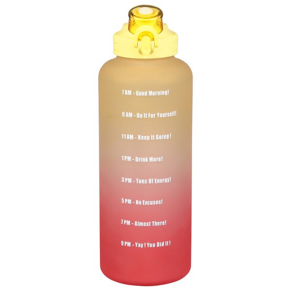 slide 1 of 1, Mobius Motivate 1/2 Gallon Water Bottle Yellow, 1/2 gal