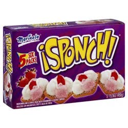 Marinela Sponch Marshmallow and Strawberry Coconut Cookies, 4 packs, 12.68 oz