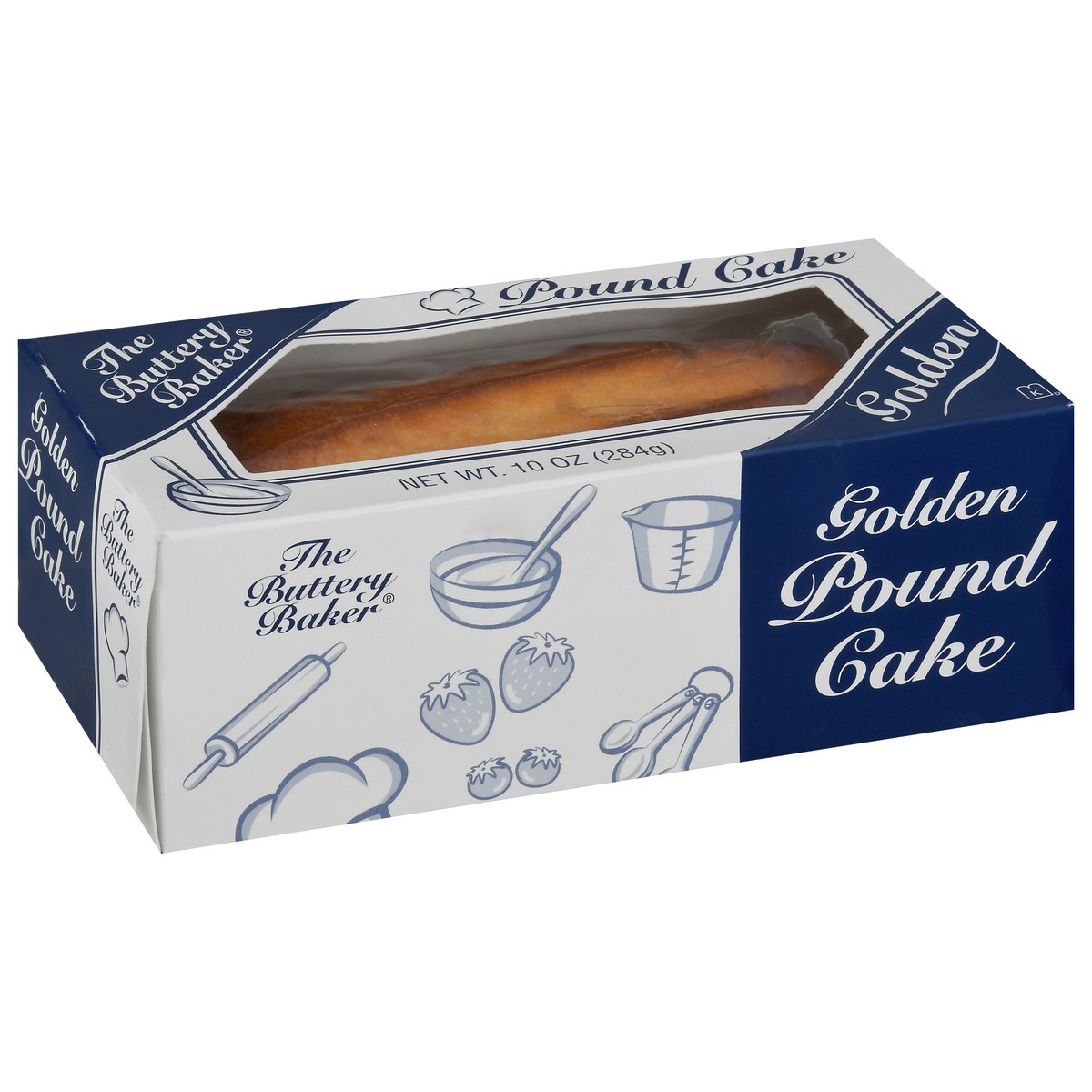 slide 9 of 9, The Buttery Baker Golden Pound Cake 10 oz, 10 oz