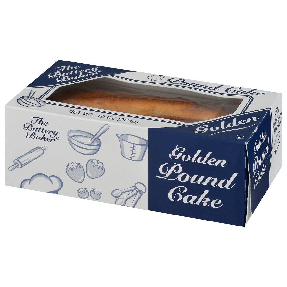 slide 7 of 9, The Buttery Baker Golden Pound Cake 10 oz, 10 oz