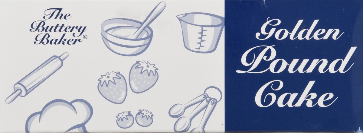 slide 2 of 9, The Buttery Baker Golden Pound Cake 10 oz, 10 oz